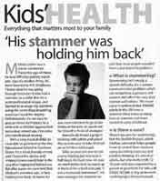 The story of the parent of a stammerer